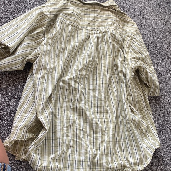 Men's Green Plaid Shirt - Picture 3 of 3